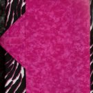 Pink Zebra Design Custom Made Apple iPad Folio Cover Case W/Velco Snap Brand New
