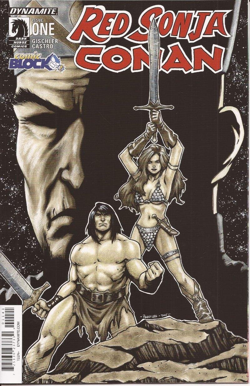 Comic Block Dark Horse Dynamite Red Sonja Conan #1 Exclusive Variant VF/NM NEW