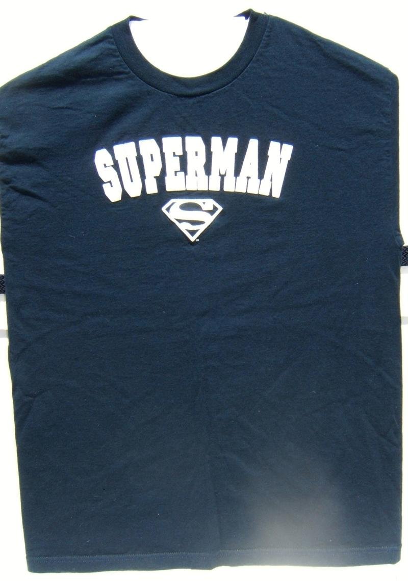 DC Team Superman 01 Double Sided Large Size T-Shirt  New 100 % Cotton Preshrunk