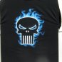 Marvel The Punisher Blue Smoke Logo Medium Size T-Shirt Brand New 100 % Cotton