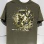 Pre-Owned Marvel Wolverine Logan Short Sleeve X-Large Olive T- Shirt