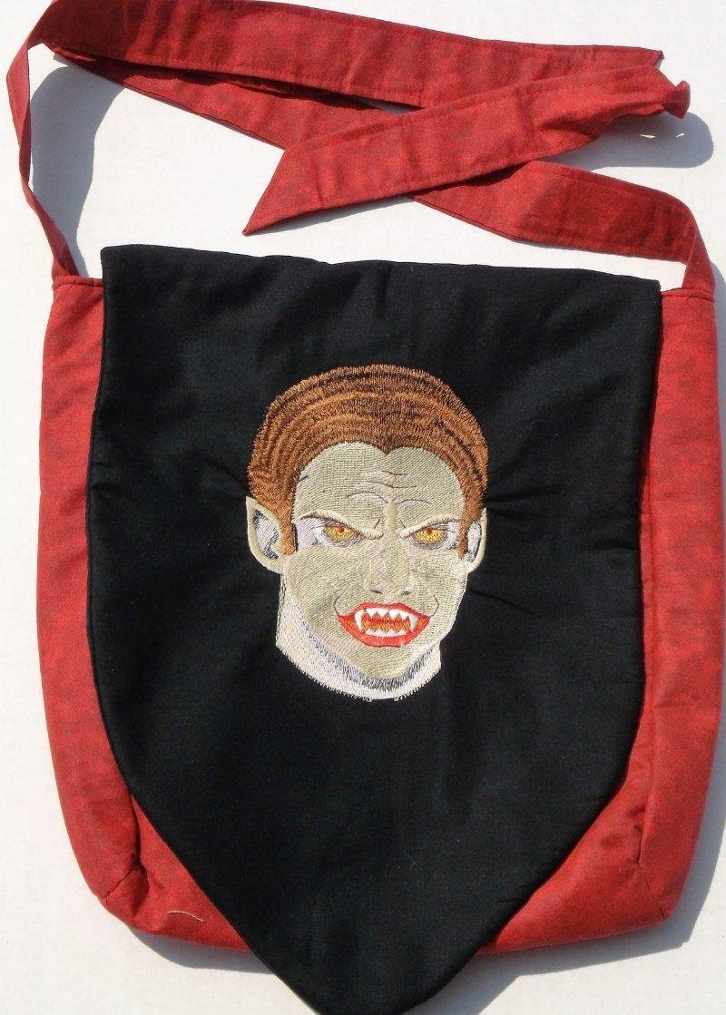 Werewolf Horror Design Custom Adjustable Strap Messenger Bag NEW