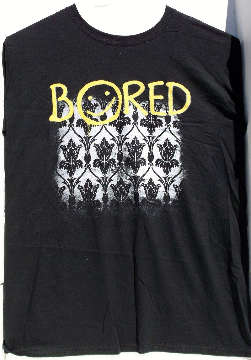 Nerd Block Exclusive Sherlock Bored Shirtpunch Black Short Sleeved Lg Size Tee