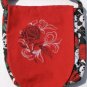 Red Roses & Skulls Horror Design Custom Adjustable Strap Messenger Bag NEW
