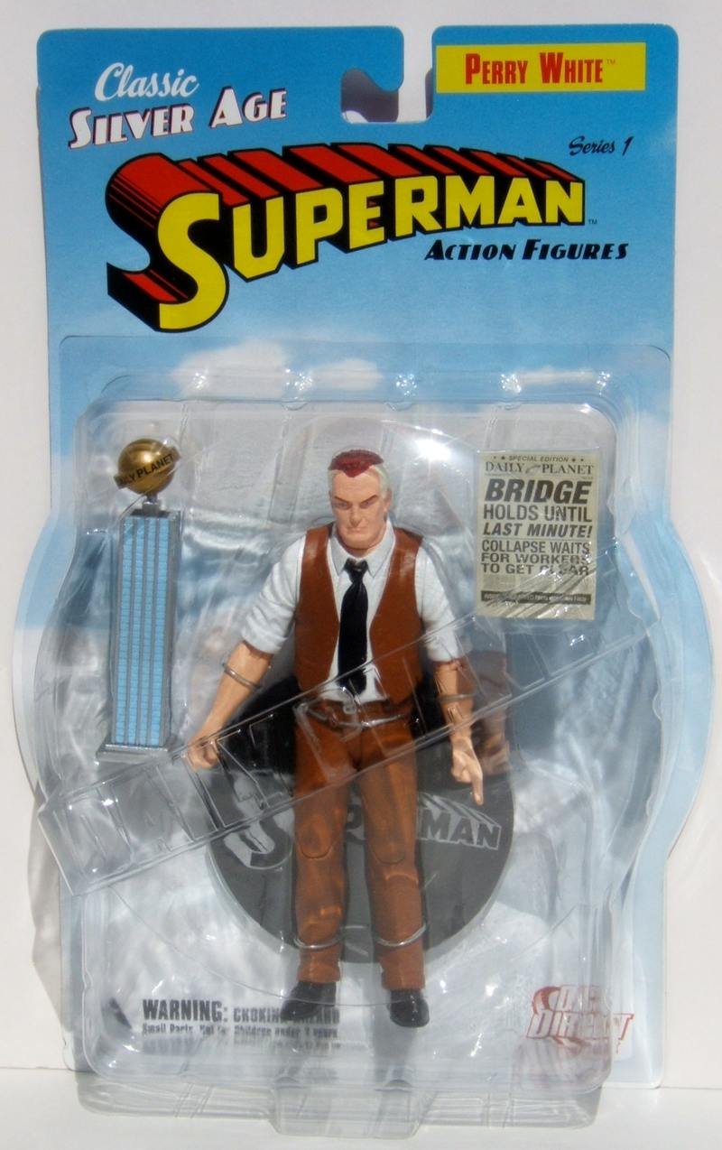 DC Direct Classic Superman Silver Age Perry White Series 1 MOC Action Figure