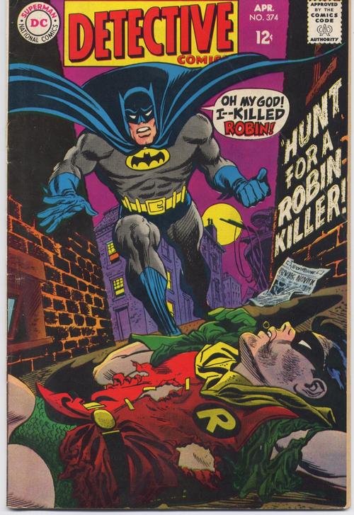 DC Detective Comics #374 Hunt For A Robin Killer Batman Elongated Man Gotham