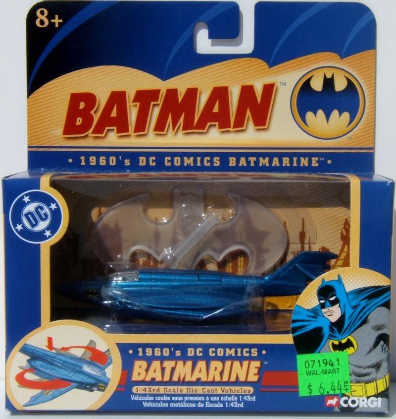 Corgi Batman 1960's DC Comics Batmarine #77305 1:43 Scale Die Cast Vehicle MIB
