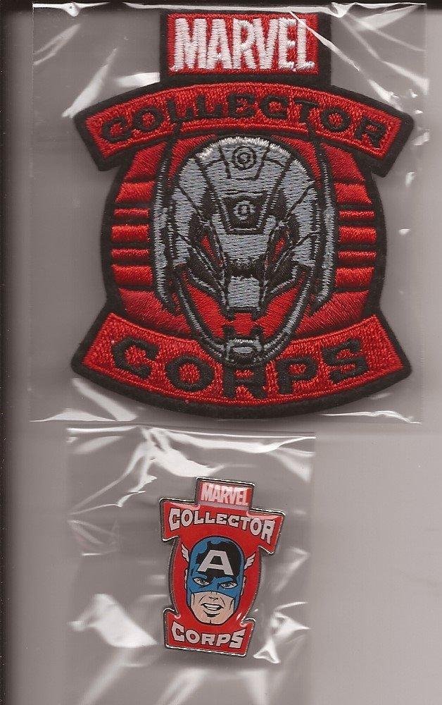 Marvel Collector Corps Exclusive Ultron Patch & Captain America Pin Set NEW