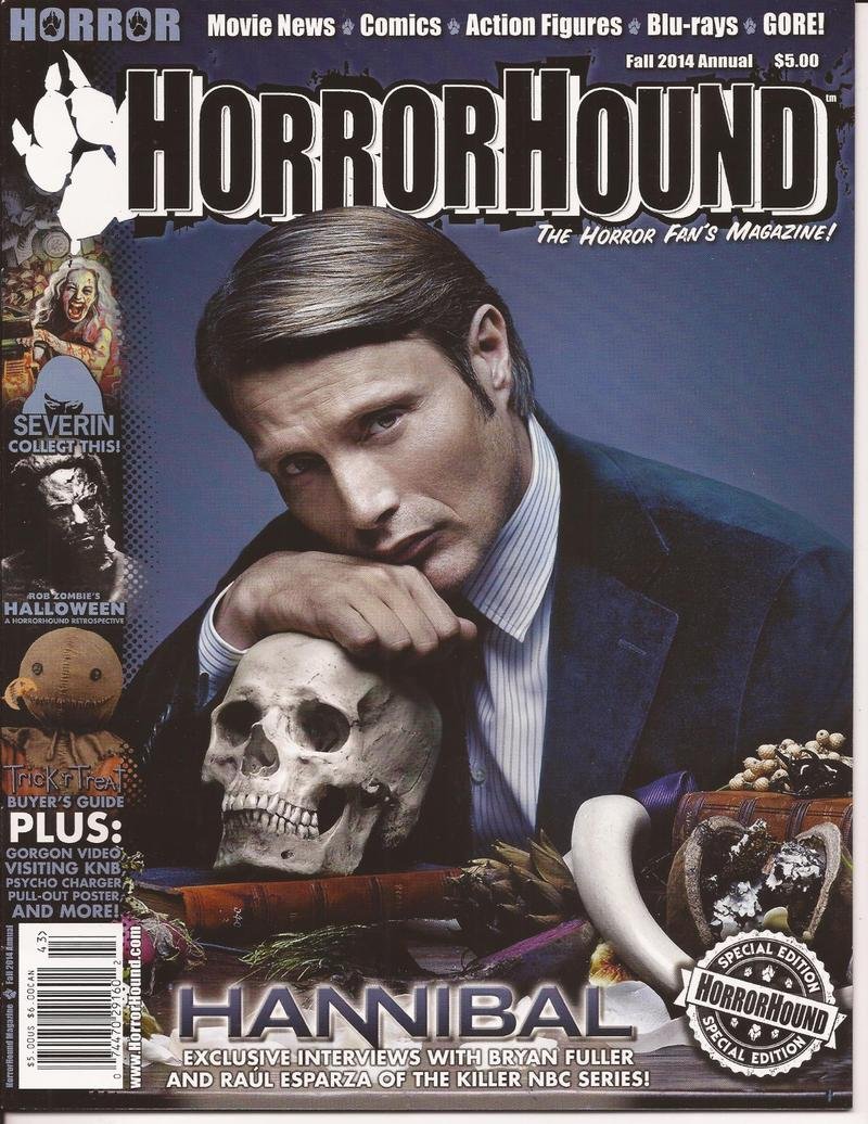 HorrorHound Fall 2014 Annual VF/NM Brand New Hannibal Halloween Gorgon Video