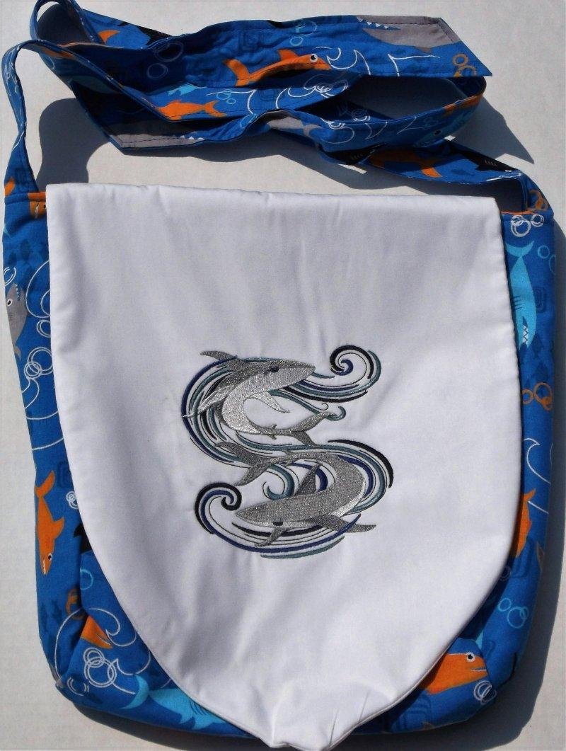 Sharknado Horror Movie Design Custom Adjustable Strap Messenger Bag NEW