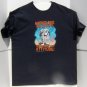Pre-Owned Spongedog No Pants Soakin' Up Attitude Short Sleeve Graphic T-Shirt M