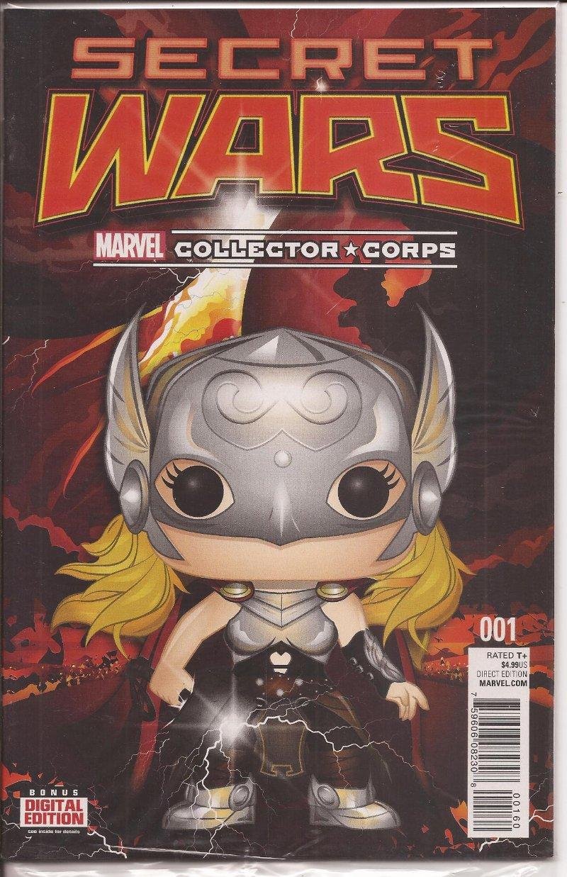 Marvel Collector Corps Secret Wars #1 Exclusive Variant Cover Brand New Sealed