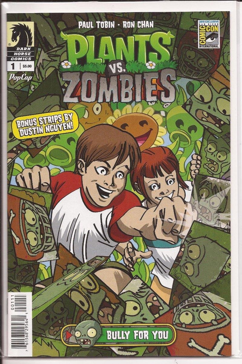SDCC 2015 Dark Horse Plants vs Zombies Bully For You #1 Exclusive Variant