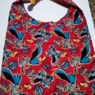 DC Batman Design Custom Made One Piece Adjustable Strap Handbag Brand New