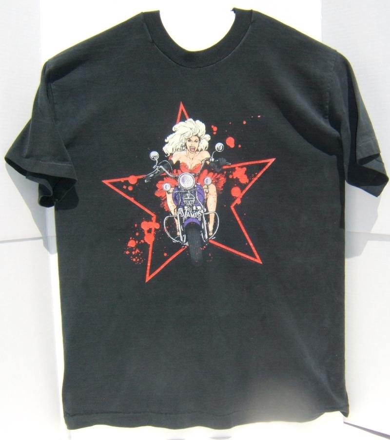 Pre-Owned DC Vamps Vampire Horror Short Sleeve Graphic T-Shirt Large Size Rare