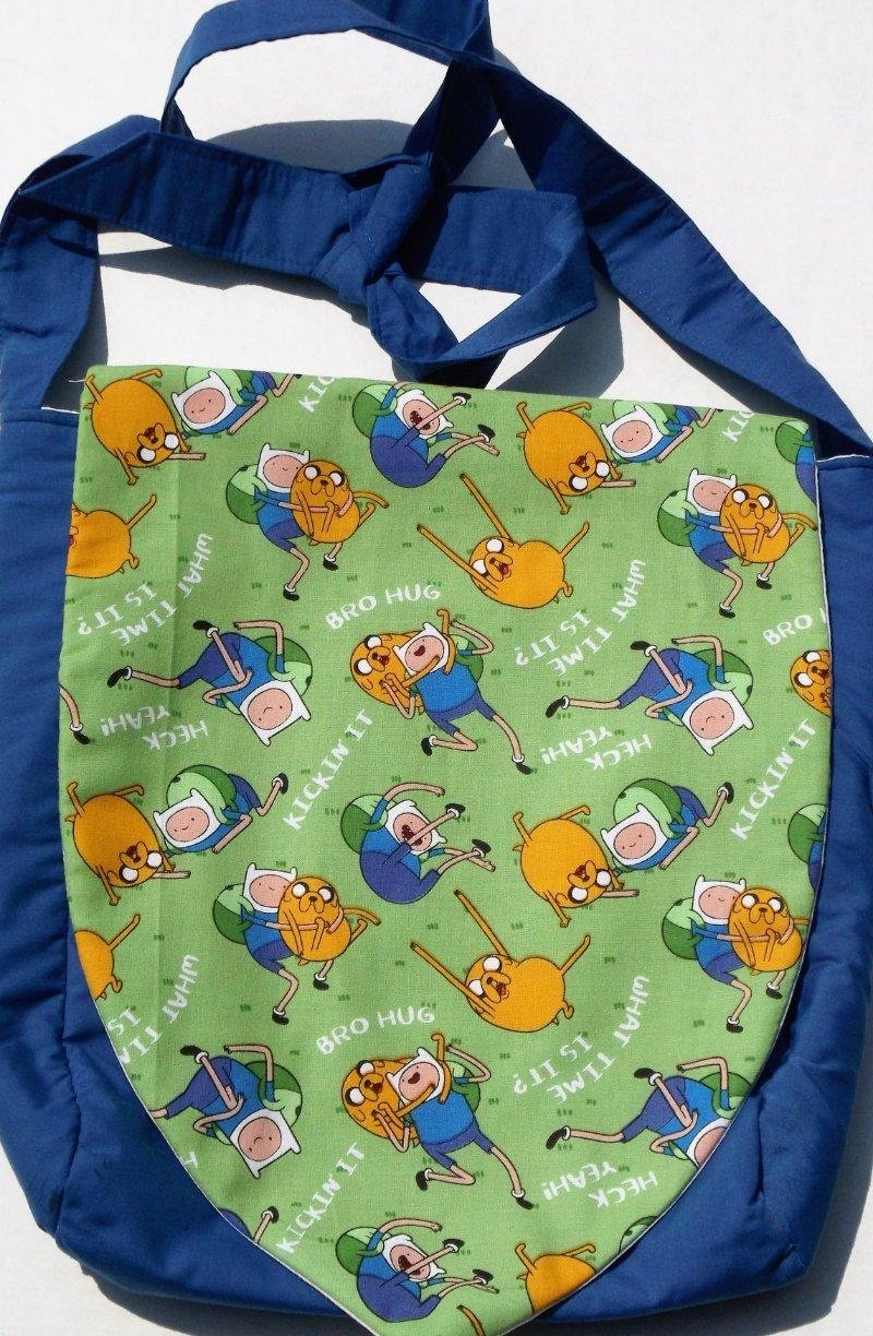 Adventure Time Design Custom Adjustable Strap Messenger Bag NEW