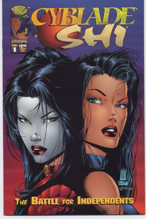 Cyblade Shi  #1 SET  1St Witchblade Appearance VF/NM