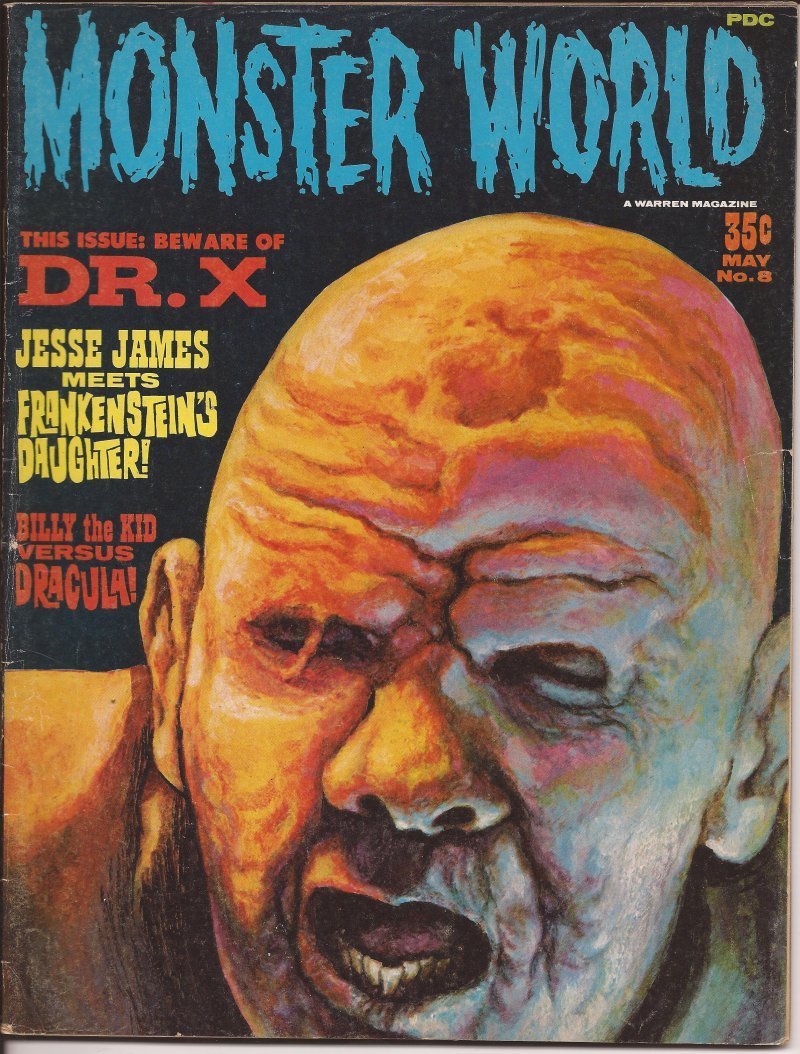 Monster World #8 Dr. X Jesse James Meets Frankenstein's Daughter Billy The Kid