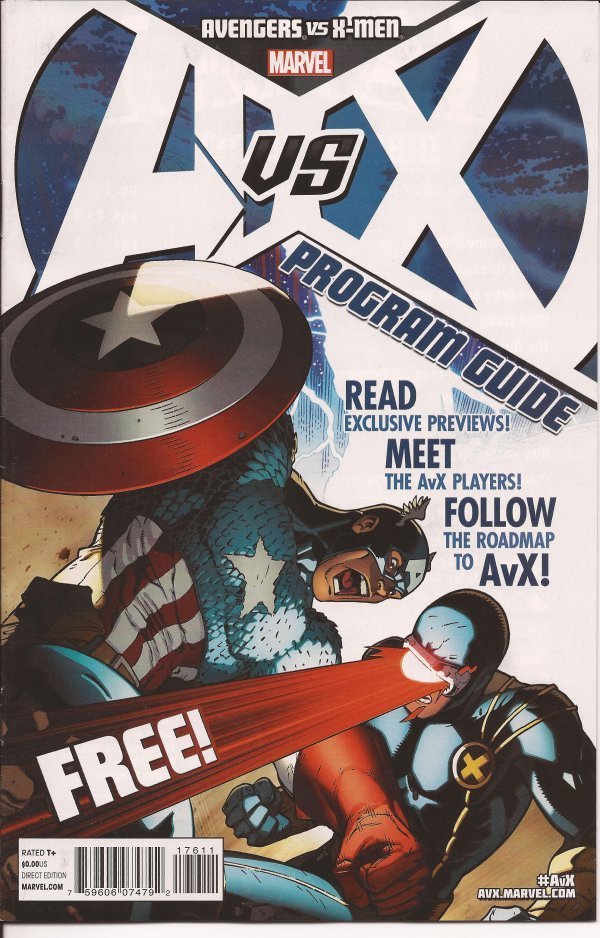 Avengers vs. X-Men Program Guide Exclusive Previews Roadmap To AVX Cyclops