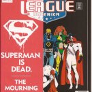 DC Justice League America #70 1st & 3rd Prints Funeral For A Friend Superman