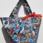 Colorfull Character Design Custom Made Two Piece Handle Small Tote Handbag