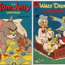 Dell Walt Disney's Comics And Stories #177 & Tom And Jerry Comics #98 Cartoon