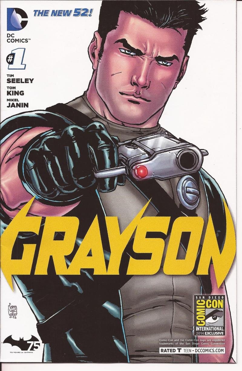 SDCC 2014 DC Grayson #1 Exclusive Variant Bruce Wayne Gotham City Dick Grayson