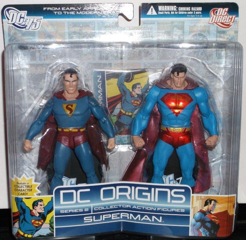 DC Direct DC Origins Series 2 Superman Action Figures Batman v Superman Movie