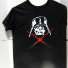 Pre-Owned Star Wars Darth Vader Light Saber Short Sleeve Graphic T-Shirt Medium