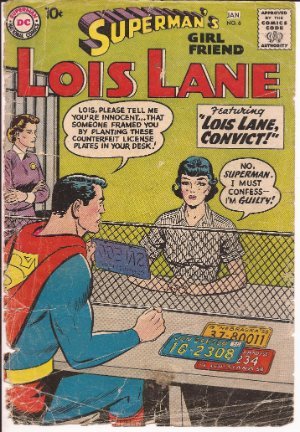 DC Superman's Girlfriend Lois Lane #6 Lois Lane Convict Clark Kent Metropolis