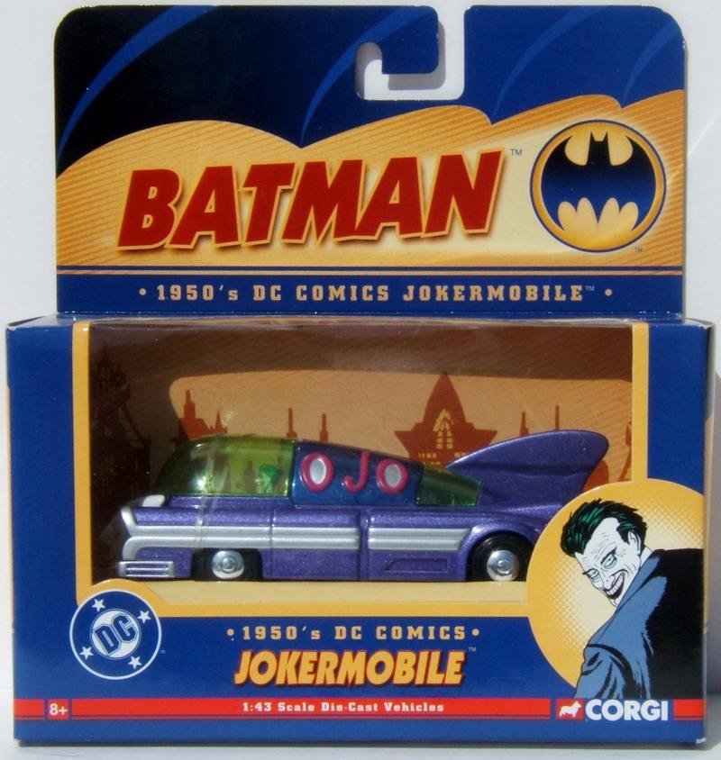 Corgi Batman 1950's DC Comics Jokermobile #77304 1:43 Scale Die Cast Vehicle MIB