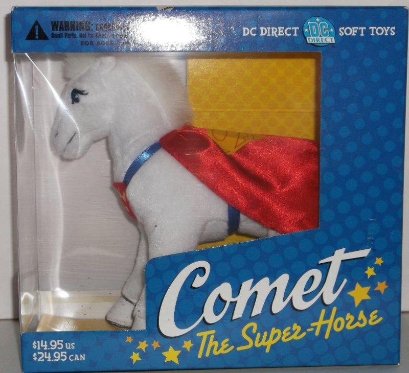 DC Direct Comet The Super-Horse Soft Toy Supergirl's Pet Horse Rare Hard To Find