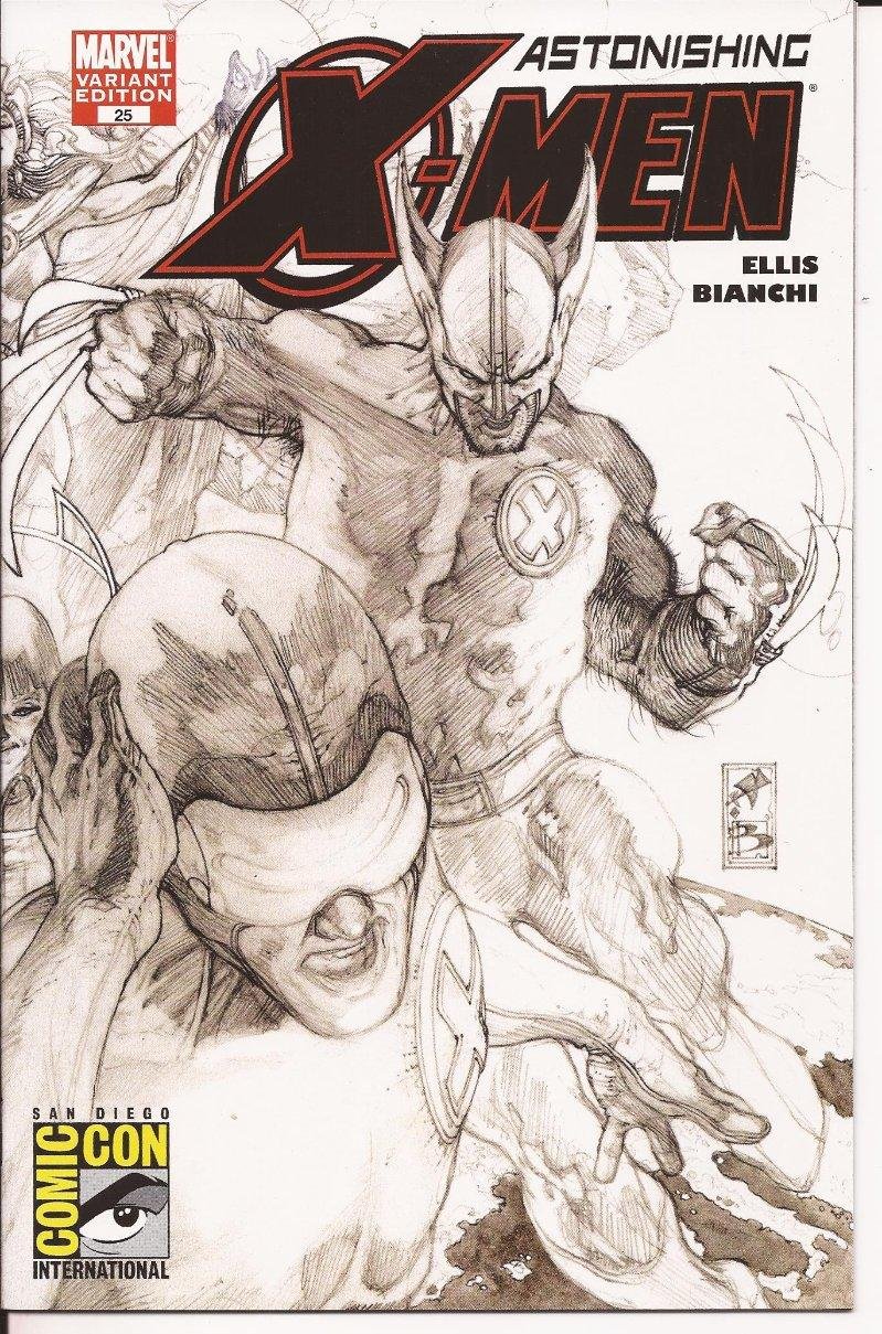 SDCC 2008 Marvel Astonishing X-Men #25 Variant Edition VF/NM Unread