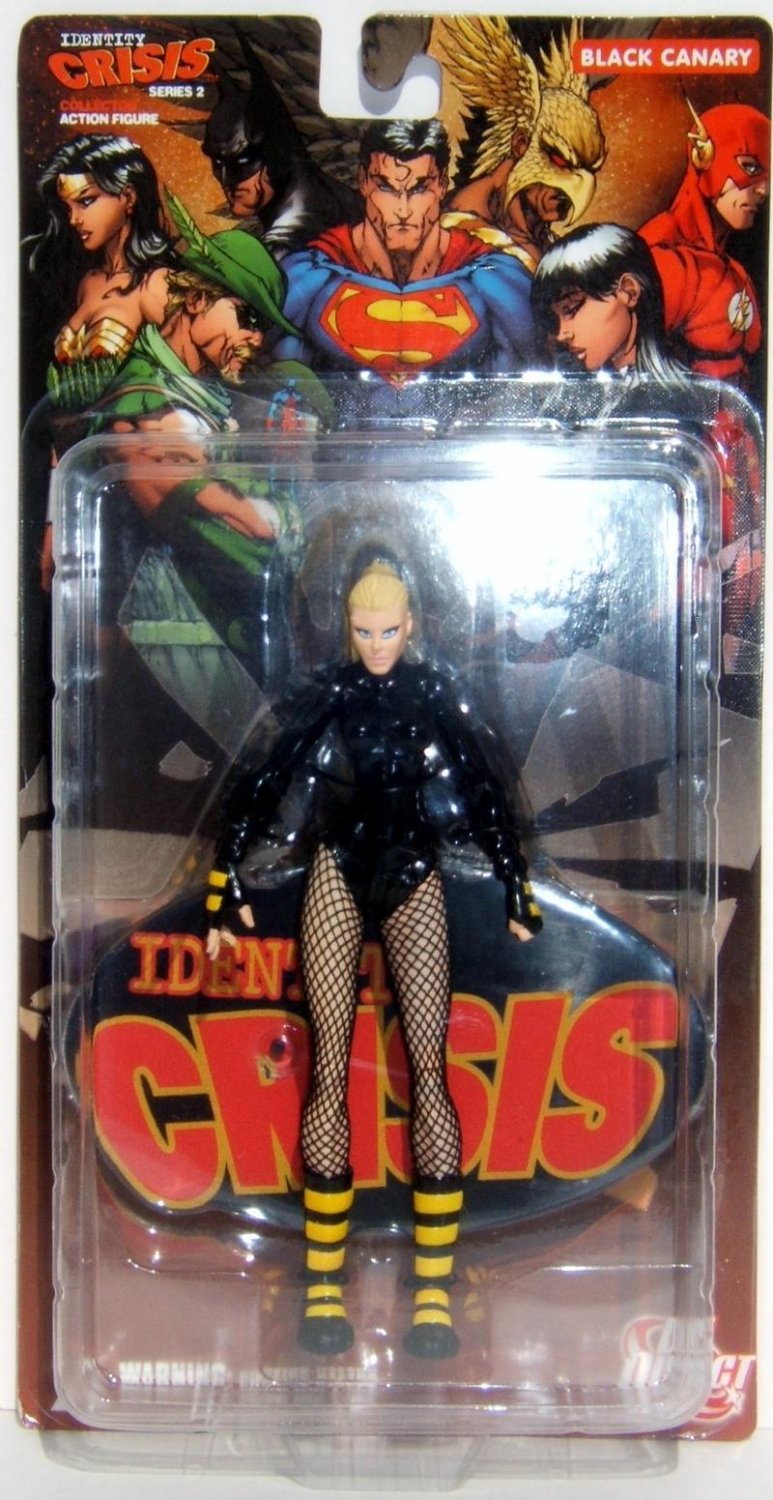 DC Direct Identity Crisis CW Black Canary Series 2 MOC Action Figure