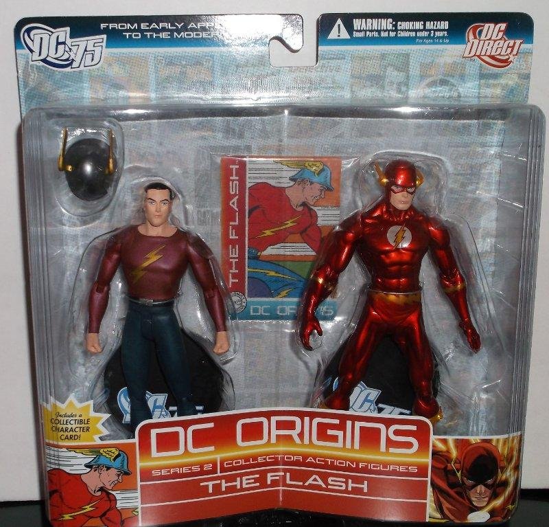 DC Direct DC Origins Series 2 The Flash Barry Allen Jay Garrick Action Figures