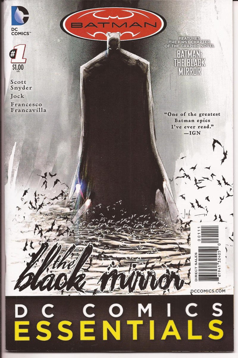 DC Comics Essentials Promo Batman The Black Mirror First Chapter Graphic Novel