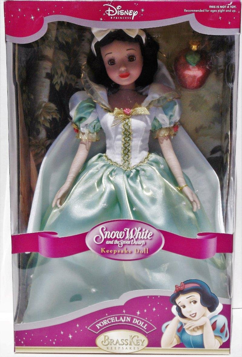 Brass Key Disney Princess Snow White 16" Porcelain Keepsake Doll MIB