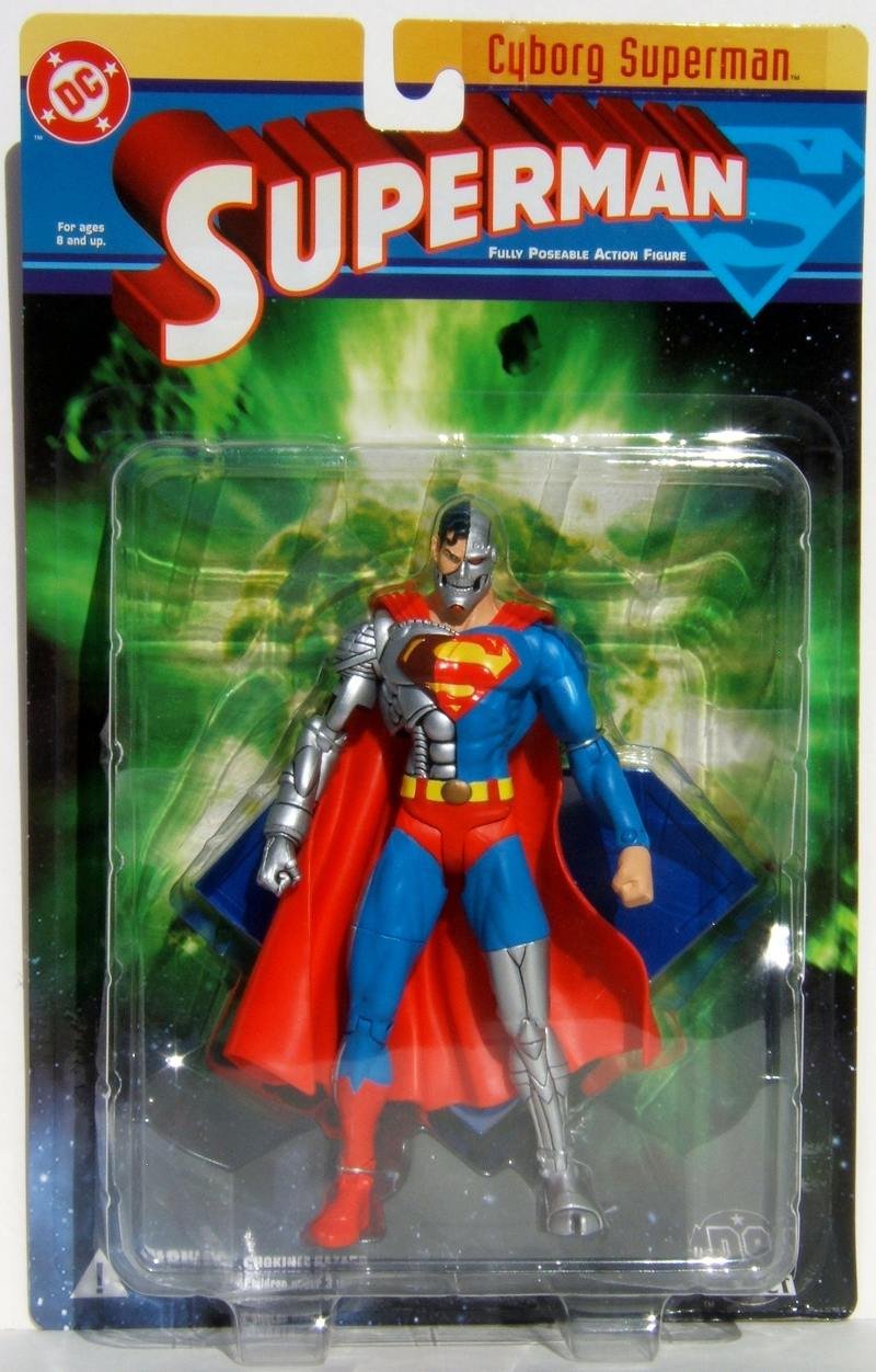 DC Direct Superman:Reign Cyborg Superman Action Figure Series 1 Mint On Card