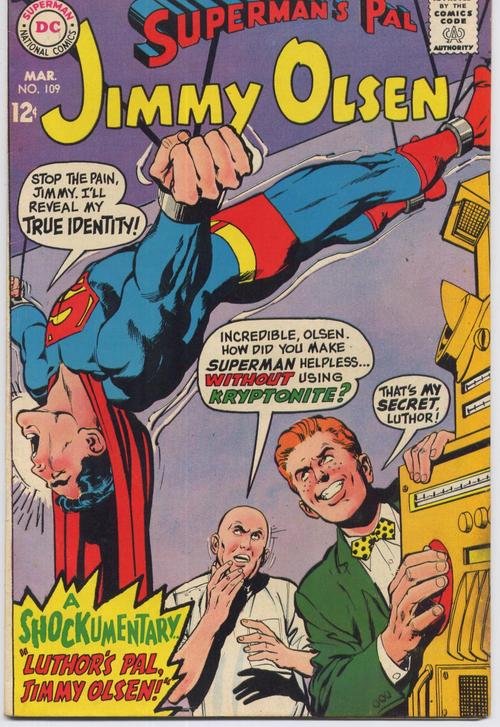 DC Superman's Pal Jimmy Olsen #109 Luthor's Pal Jimmy Olsen Clark Kent Action