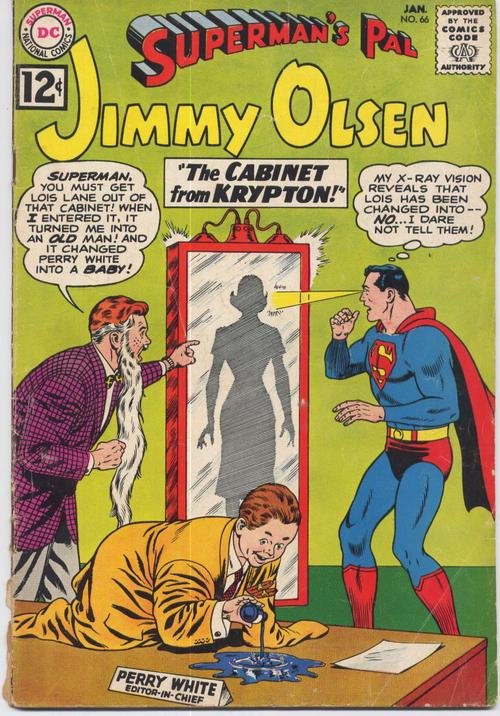 DC Superman's Pal Jimmy Olsen #66 The Cabinet From Krypton Action Metropolis