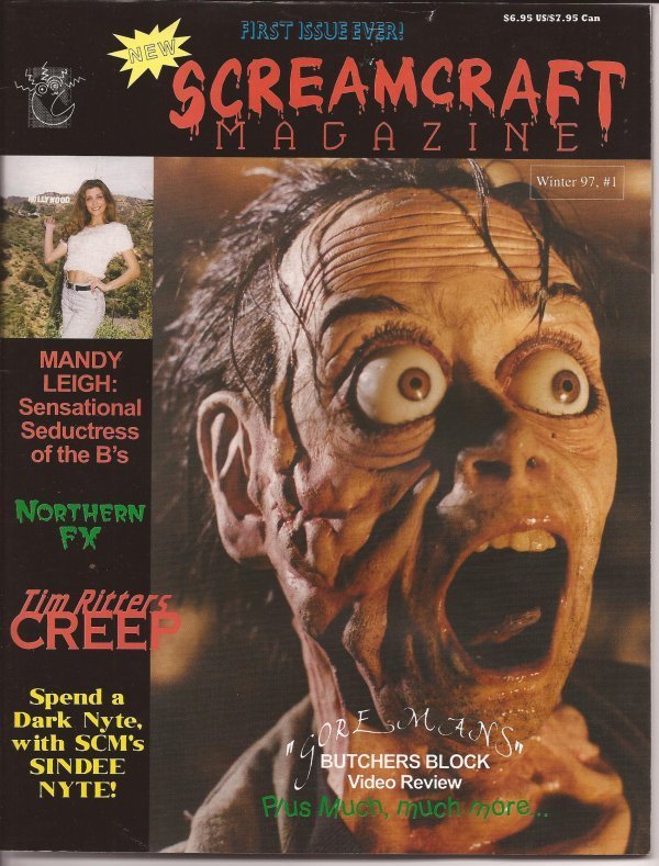Screamcraft Magazine #1 Premiere Issue Mandy Leigh Tim Ritter Creep Sindee Nyte