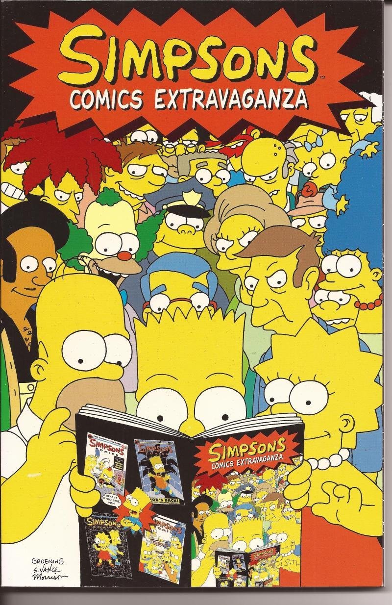 Bongo Simpsons Comics Extravaganza TPB 1st Printing Reprints Issues #1-4