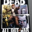 The Walking Dead 12 x 18 All Out War Promo Poster Zombies Undead Rick Grimes