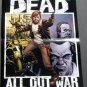 The Walking Dead 12 x 18 All Out War Promo Poster Zombies Undead Rick Grimes