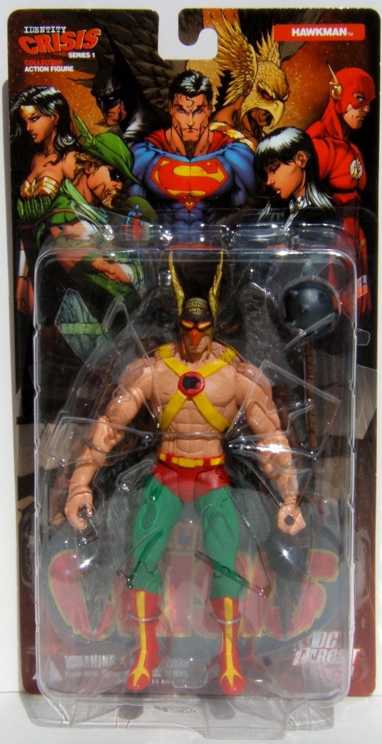 DC Direct Identity Crisis Hawkman Carter Hall Series 1 MOC Action Figure