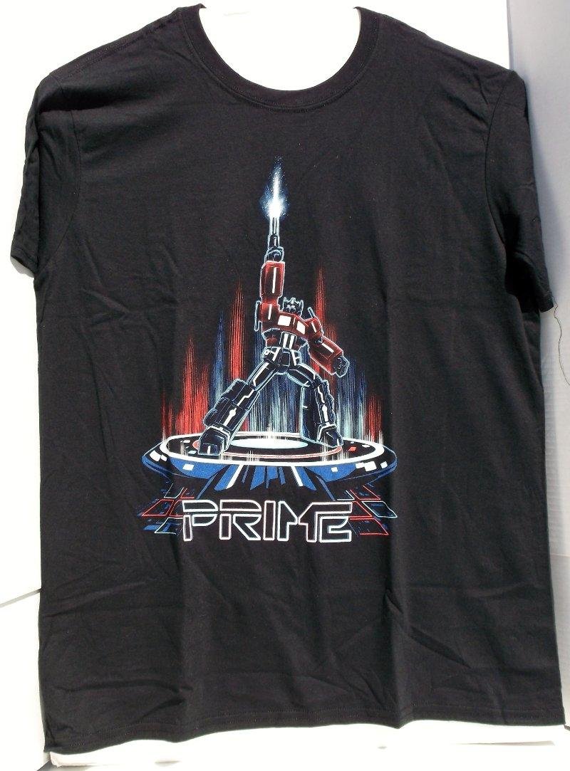 Loot Crate Exclusive Transformers Optimus Prime Short Sleeved Black Large Tee