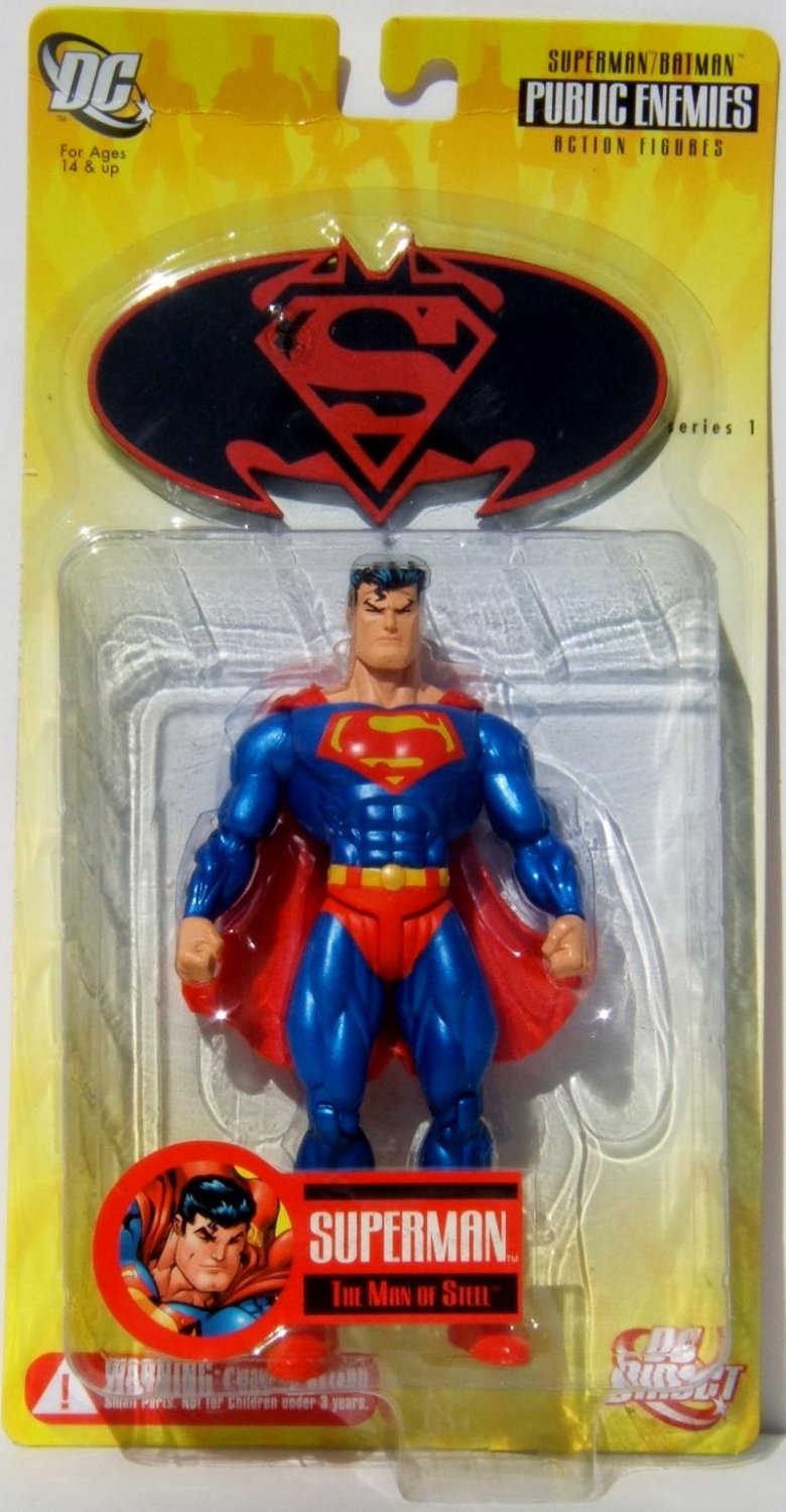 DC Direct Superman/Batman Public Enemies Superman Series 1 MOC Action Figure