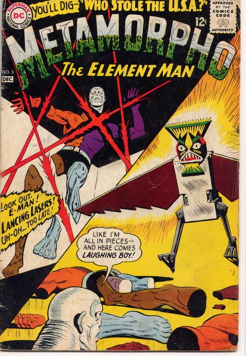 DC Metamorpho The Element Man #3 Who Stole The U.S.A. Rex Mason Simon Stagg