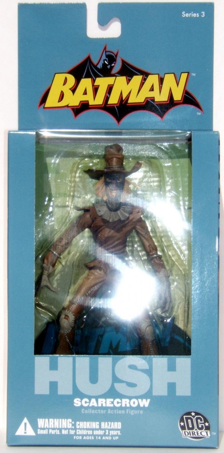 DC Direct Batman Hush Scarecrow Jonathan Crane Series 3 MOC Action Figure