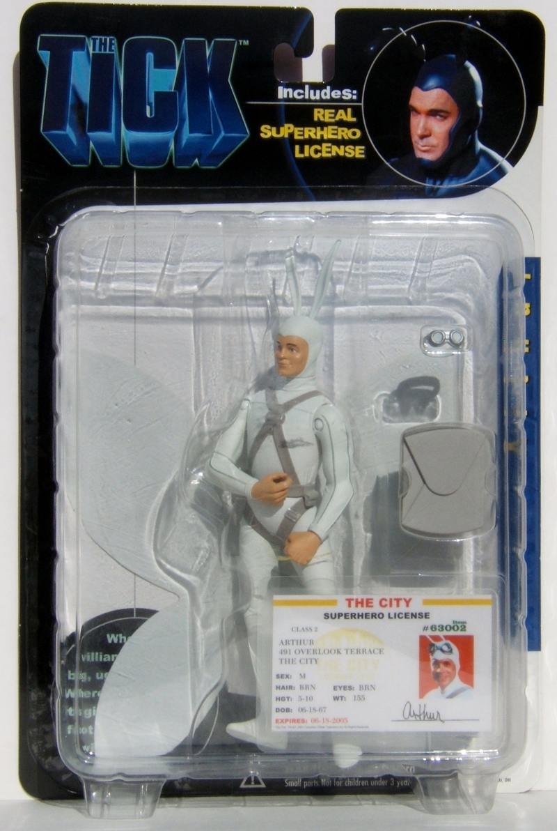 N2Toys The Tick: Arthur Action Figure w/ Superhero License Mint On Card